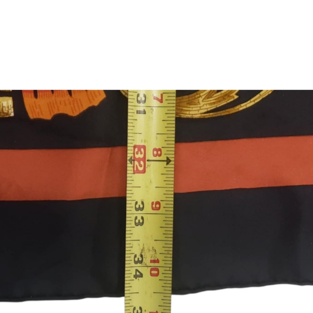 Authentic Hermes Scarf " CHEVAL TURC" 35 X 35 - Picture 6 of 10